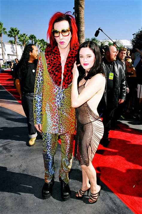 Marilyn Manson and Rose McGowan | Celebrity Couples From the '90s ...