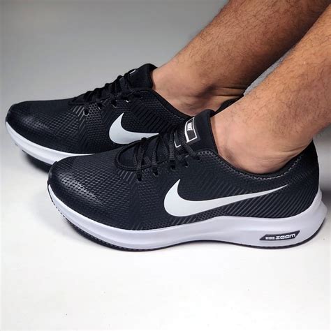 Tênis Nike Air Zoom Masculino Preto Branco - Tênis LeveShoes