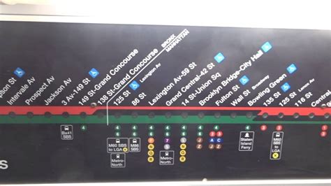 NYC Subway: A Look At The New (2) & (5) Line Strip Map - YouTube