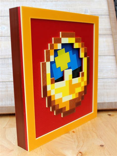 Working Minecraft Wall Clock in Item Frame Tell Real-world - Etsy