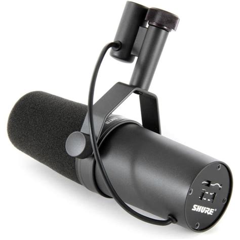 SHURE SM7B Broadcast and Voice Over Dynamic Vocal Microphone | Light up ...