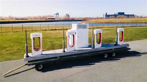 Tesla Shows How Prefabricated Supercharger Units Save Time, Costs