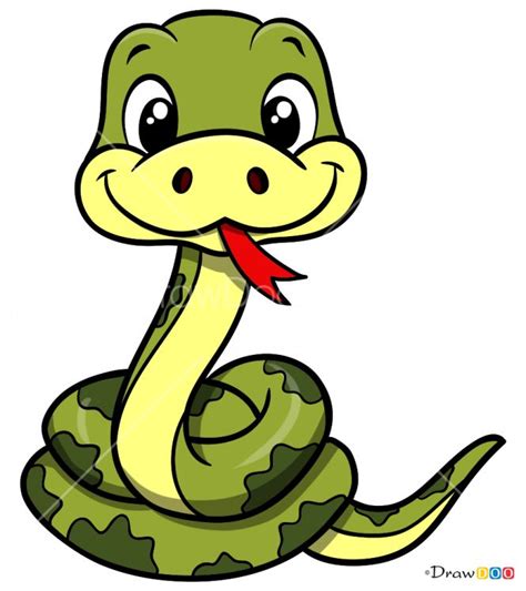 Find hd free How To Draw Snake - Drawing Of A Snake Cartoon. Download it free for personal use ...