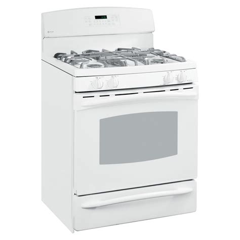 GE Profile 30-Inch 4-Burner Freestanding Gas Range (Color: White) at ...