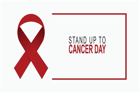 Stand Up To Cancer Day background. 27163159 Vector Art at Vecteezy