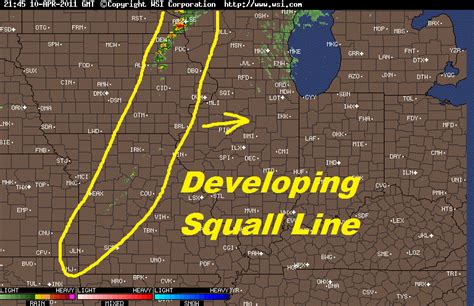 Justin's Indiana Weather Blog: Squall Line OF Storms Late Tonight! Watching The Development To ...