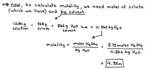 Types of Concentration | Molality, Mass Percent Calculations