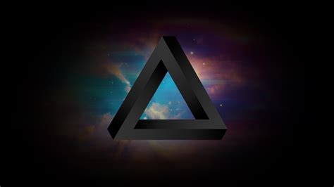 triangle, Space, TylerCreatesWorlds, Penrose Triangle Wallpapers ...