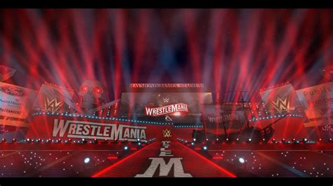 WWE WrestleMania 36 STAGE REVEAL Concept! Edge vs Randy Orton Entrances ...