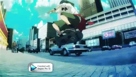 Cool GIF - Skate Anime Skateboard - Discover & Share GIFs