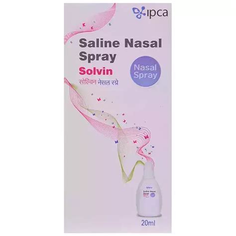 Solvin Nasal Spray: Uses, Price, Dosage, Side Effects, Substitute, Buy Online