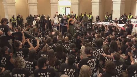 Jewish protestors arrested at US Capitol, calling for ceasefire in Gaza ...