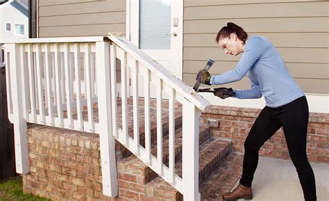 Stair Railing Installation Project