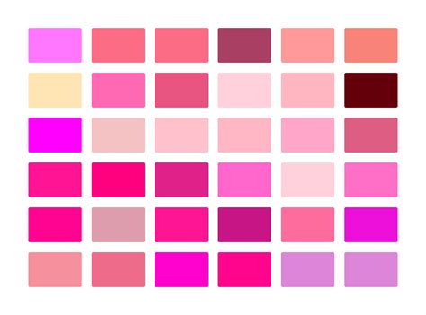 Shades of Pink: +50 Pink Color with HEX Codes