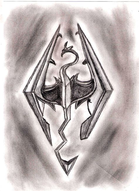 Skyrim Logo Drawing at GetDrawings | Free download