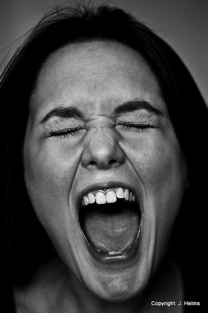 Scream! | Expressions photography, Face photography, Female face drawing