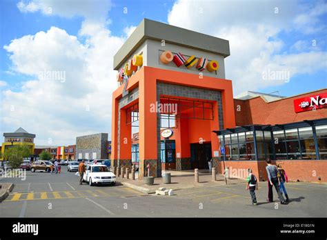 Carnival Mall shopping centre, Brakpan, East Rand, Greater Stock Photo ...