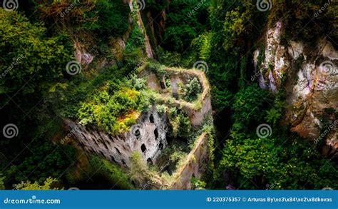 Valle Dei Mulini, Or Valley Of Mills. Sorrento, Amalfi Coast. It ...