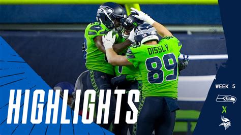 Seahawks vs. Vikings Game Highlights | Week 5