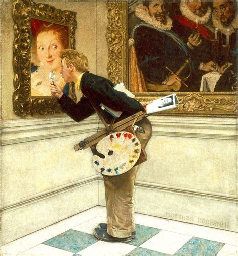 Art Critic, Norman Rockwell, Oil on canvas, 39 x 36 Cover (1955)[1959 x ...