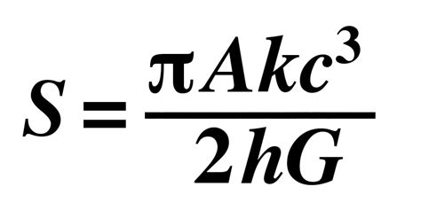 File:Bekenstein–Hawking entropy formula.png - Wikimedia Commons