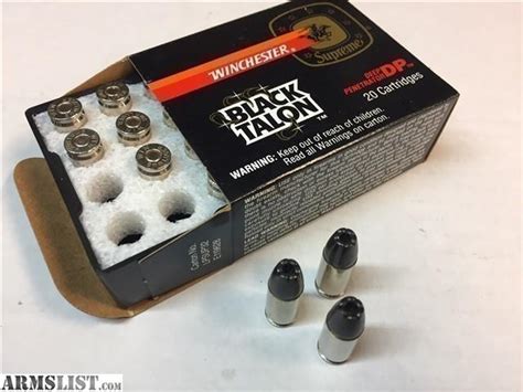 ARMSLIST - For Sale: Black Talon 9mm Ammo