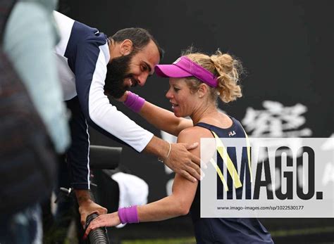 2023 Australian Open Laura Siegemund (GER) with coach and boyfriend ...