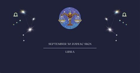 September 30 Zodiac Sign | What Zodiac Sign is September 30th