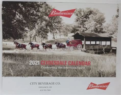 2025 Budweiser Clydesdale Calendar - Lois Sianna