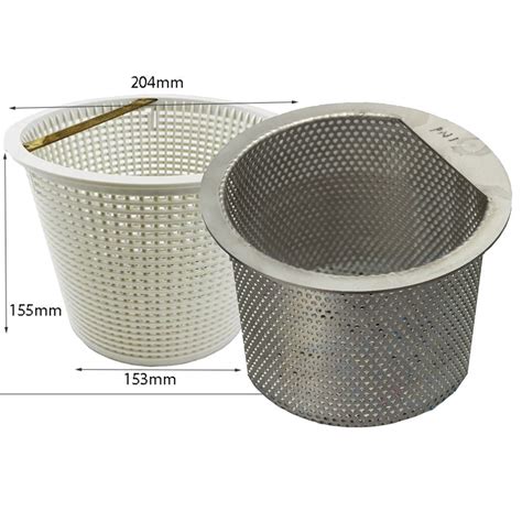 Nally Waterco Stainless Steel Swimming Pool Skimmer Basket – Epools Pool Shop