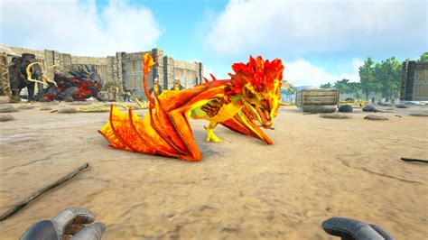 The colors of my first crystal wyvern are... intense : r/ARK