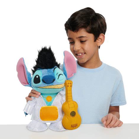 Disney Stitch Elvis Plush - Just Play | Toys for Kids of All Ages