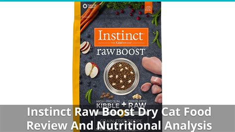 Instinct Raw Boost Cat Food (Dry) Review And Nutrition Analysis