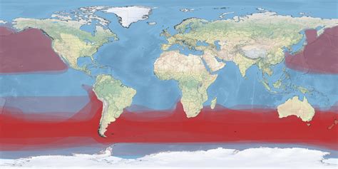 Albatross density map - Vivid Maps