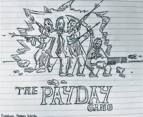 The Payday Gang is stealing my time in Spanish class : r/paydaytheheist