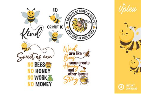 Bee Quotes SVG By ariodsgn | TheHungryJPEG