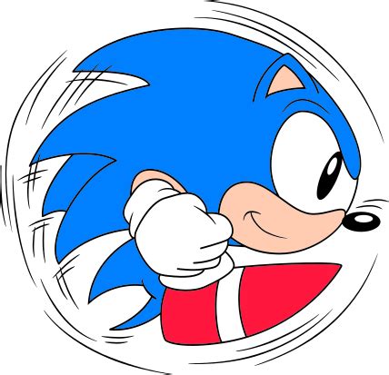 File:Classic sonic roll.svg - Sonic Retro