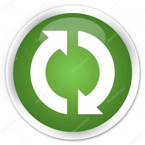 Update icon green button Stock Photo by ©FR_Design 56626239