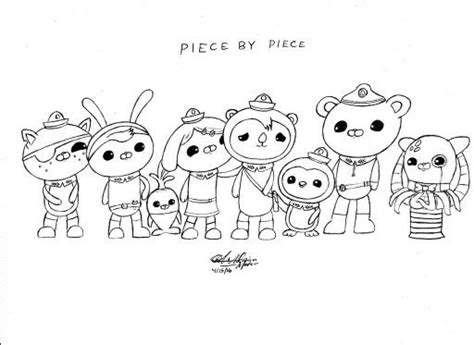 The Whole Crew: Octonauts, Comic Art, Coloring Pages