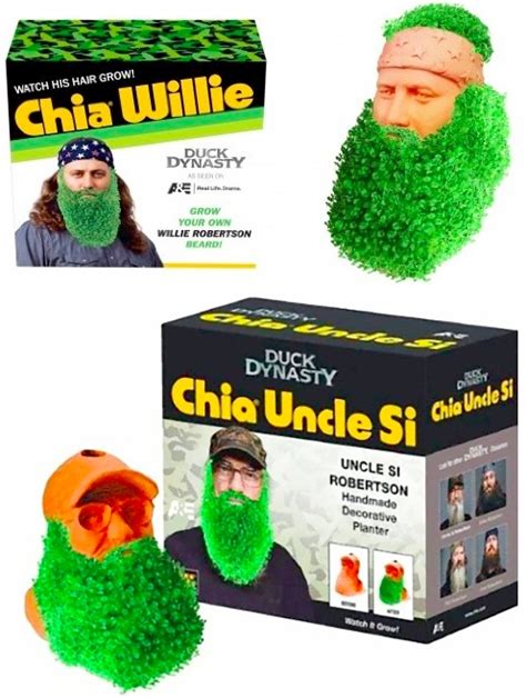 Grow a Beard: Duck Dynasty Chia Pet Planters