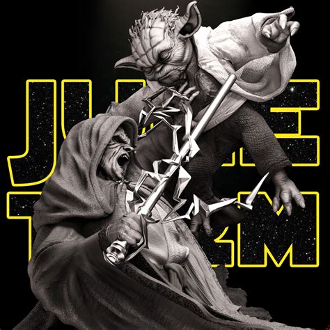 3D file Darth Sidious Vs Yoda - Star Wars 3D Models - Tested and Ready ...