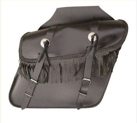 Medium Fringe Throw-Over PVC Saddlebags