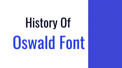 Oswald Font Free Download