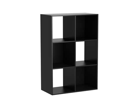 Mainstays 6 Cube Storage Organizer, Black – BrickSeek