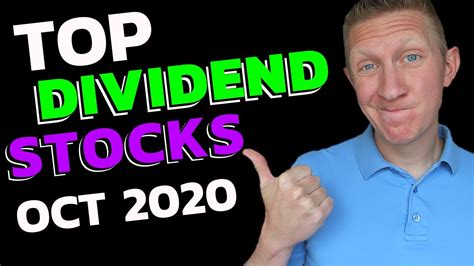 TOP Dividend Stocks for October 2020! - YouTube