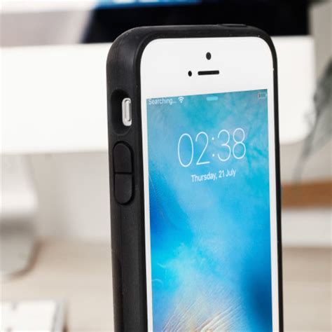 aircharge MFi Qi iPhone SE Wireless Charging Case - Black