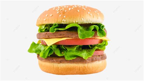 Delicious Burger White Transparent, Burger Delicious Beef Burger Fast Food, Hamburger, Beef ...
