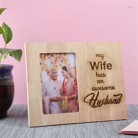 Buy / Send Customised Awesome Husband Photo Frame Online | Way2flowers