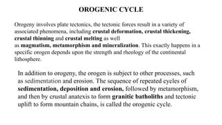 Orogeny cycle | PPT