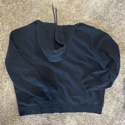 Nike hoodie in navy blue Says XXL on tag but fits... - Depop